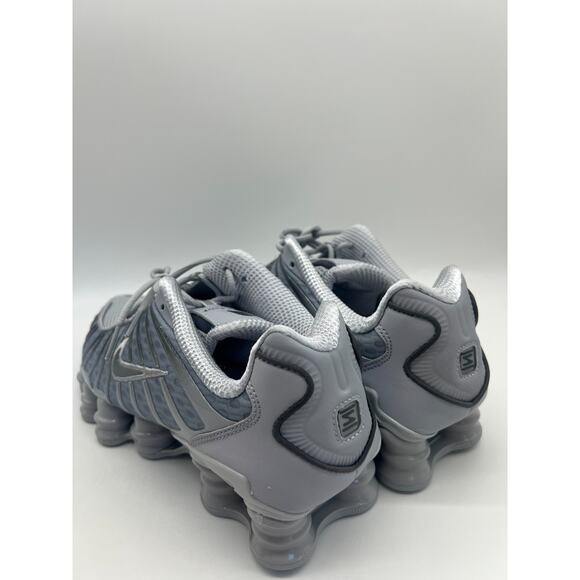 Nike Shox TL Men's Size 8 Wolf Grey Iron Grey Running Shoes AV3595-015 - Picture 8 of 16